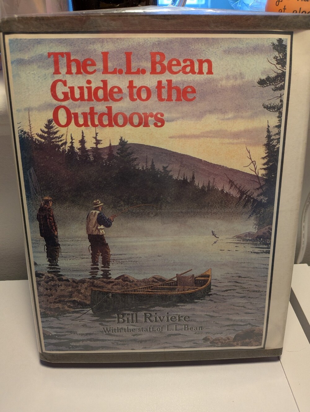 The LL Bean Guide To The Outdoors Book Vintage 1981 First Edition Hardcover